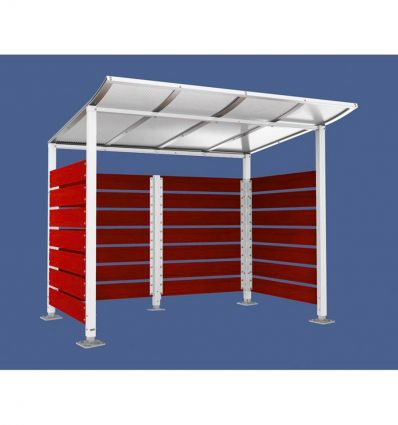 Abri conteneurs modulable en stratifié