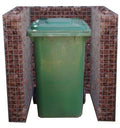 Cache Poubelle Gabion