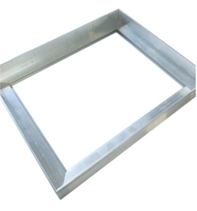 Cadre encastrable en aluminium pour tapis d'accueil