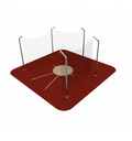 Cage de lancer de disque