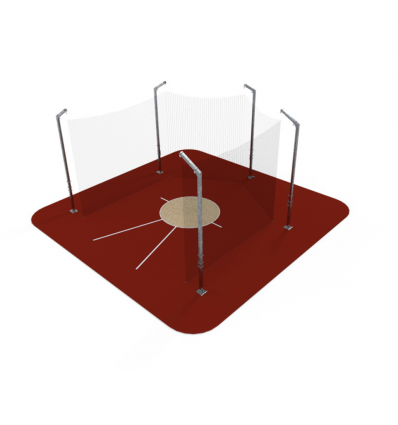 Cage de lancer de disque