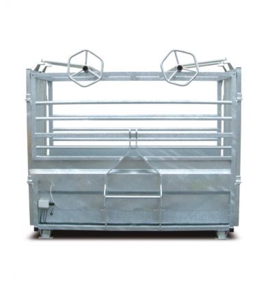 Cage de pesage galvanisée pour animaux