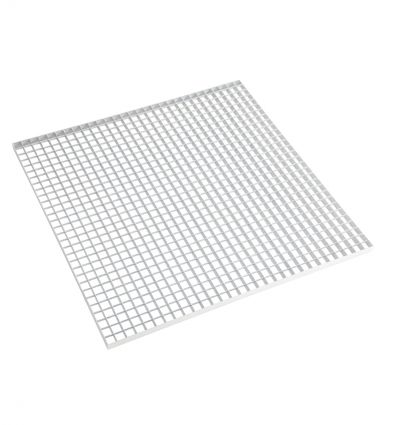 Caillebotis acier galvanisé maille 30x30