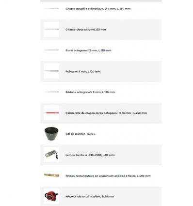 Caisse à outils électricien complète