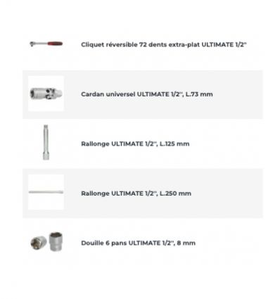Caisse à outils mécanicien complète