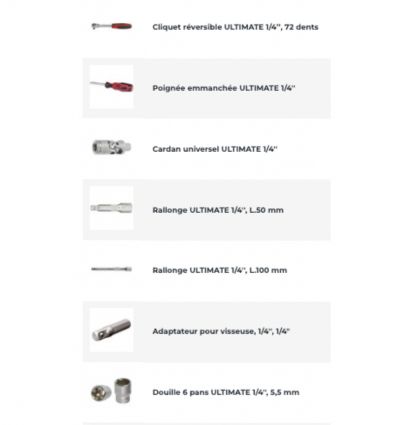 Caisse à outils mécanicien complète