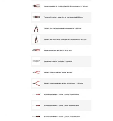 Caisse à outils mécanicien complète