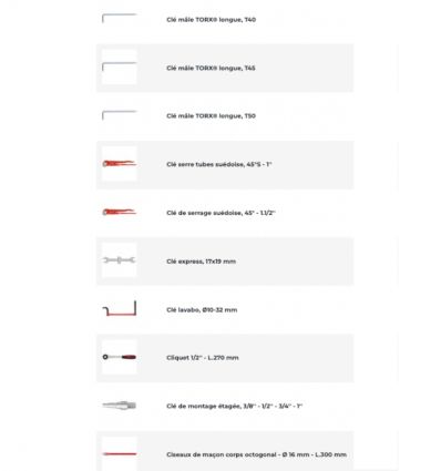 Caisse à outils plombier complète