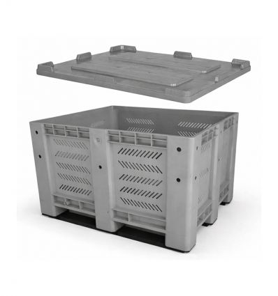 Caisse palette plastique ajourée