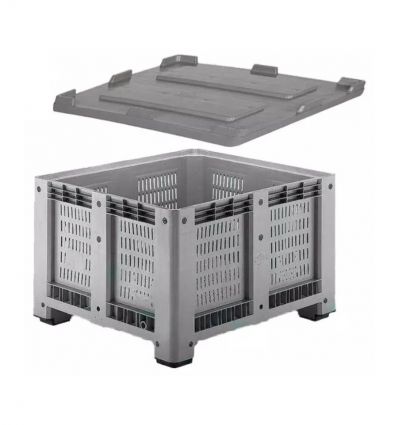 Caisse palette plastique ajourée