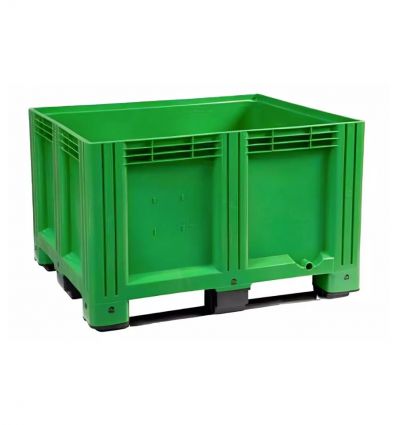 Caisse palette plastique pleine 1200 x 1000 mm