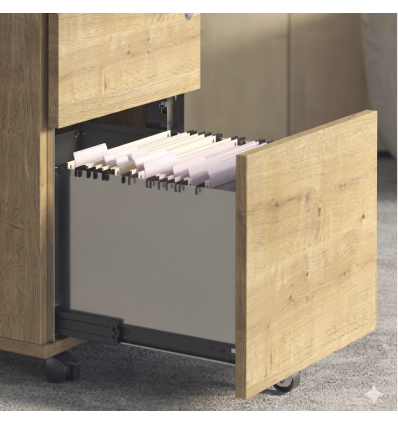 Caisson bureau professionnel premium bois