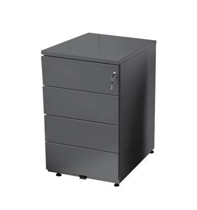 Caisson hauteur bureau métal