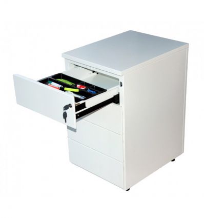 Caisson hauteur bureau métal