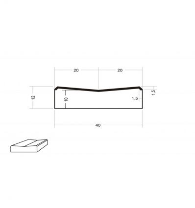 Caniveau CC1 en béton