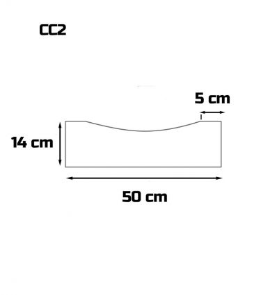 Caniveau CC2 en béton