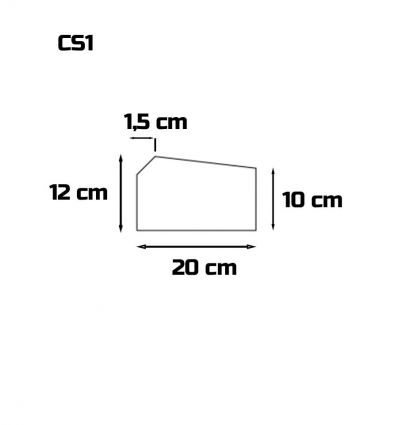 Caniveau CS1 en béton