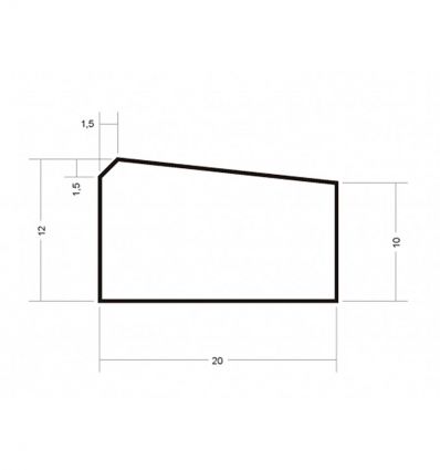 Caniveau CS1 en béton