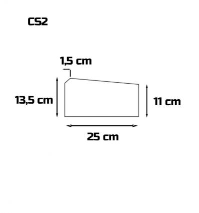 Caniveau CS2 en béton