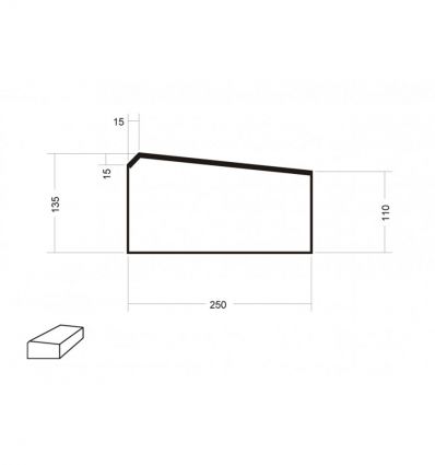 Caniveau CS2 en béton