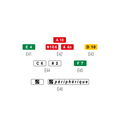 Cartouche de Signalisation Routière en Aluminium