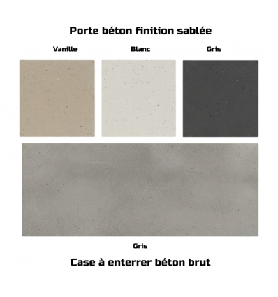 Cavurne béton incurvée