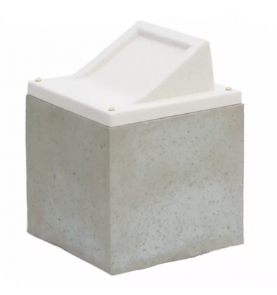 Cavurne béton incurvée