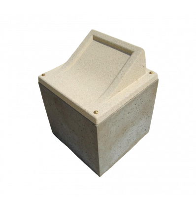 Cavurne béton incurvée