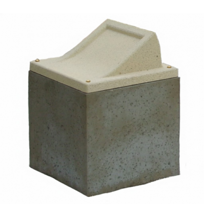 Cavurne béton incurvée
