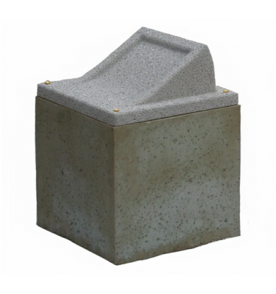 Cavurne béton incurvée