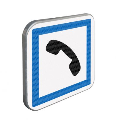 CE2b - Panneau routier cabine téléphonique