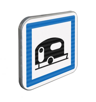 CE4b - Panneau terrain de camping pour caravane