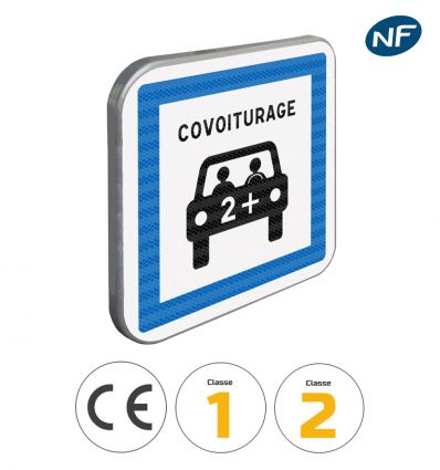CE52 - Panneau routier espace dédié au covoiturage