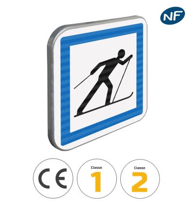 CE6b - Panneau circuit de ski de fond