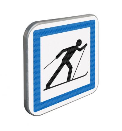 CE6b - Panneau circuit de ski de fond
