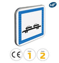 CE8 - Panneau gare trains autos / gare de ferroutage