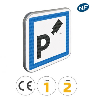 CE9 - Panneau parking sous vidéo surveillance