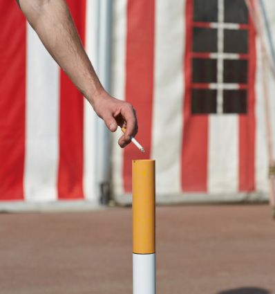 Cendrier cigarette économique