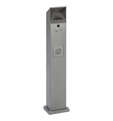 Cendrier colonne avec ou sans poubelle