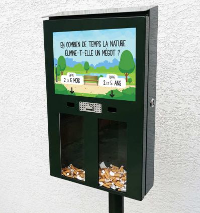 Cendrier de sondage en aluminium