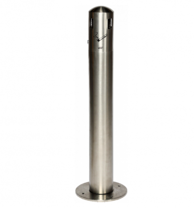Cendrier sur pied inox