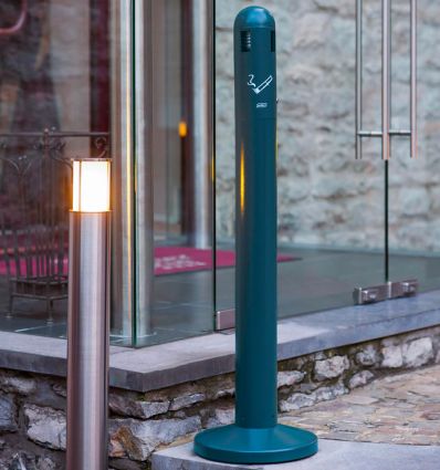 Cendrier sur pied tubulaire 3L ou 12L