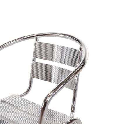 Chaise bistrot alu empilable