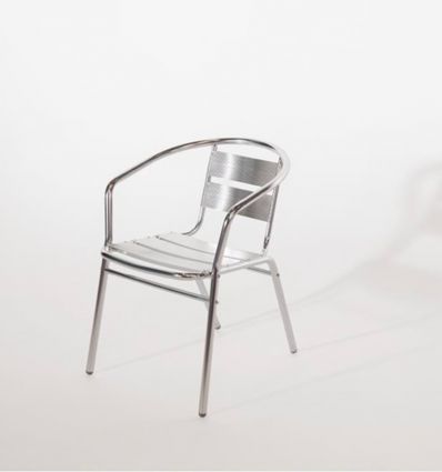 Chaise bistrot alu empilable