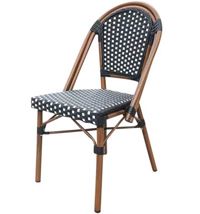 Chaise bistrot paris rotin synthétique