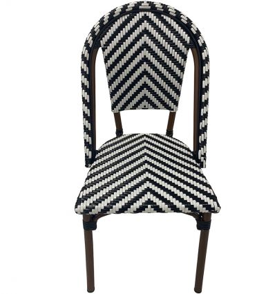 Chaise bistrot paris rotin synthétique