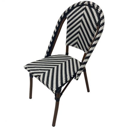 Chaise bistrot paris rotin synthétique