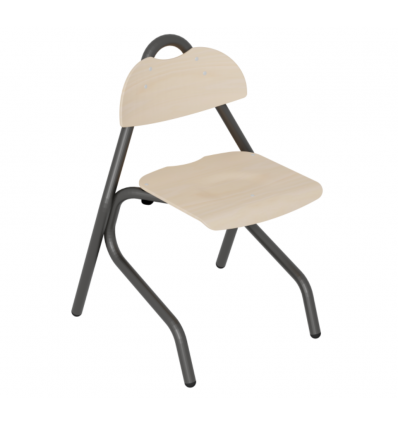 Chaise cantine maternelle et primaire 4 pieds