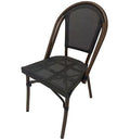 Chaise avec assise et dossier textylène