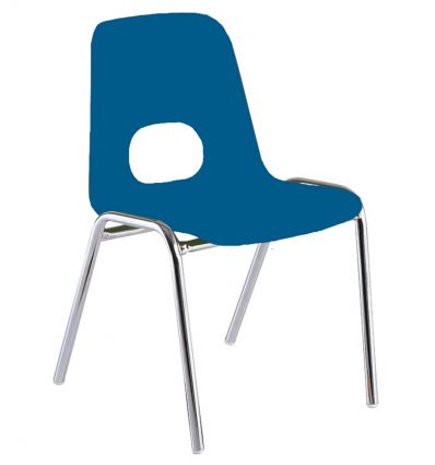 Chaise de collectivité empilable pour enfant